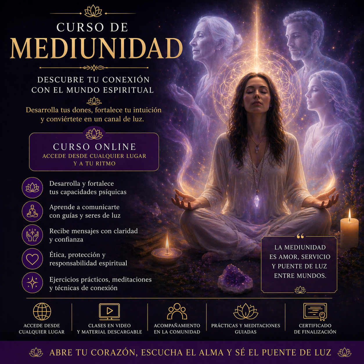 CURSO DE MEDIUMNIDAD